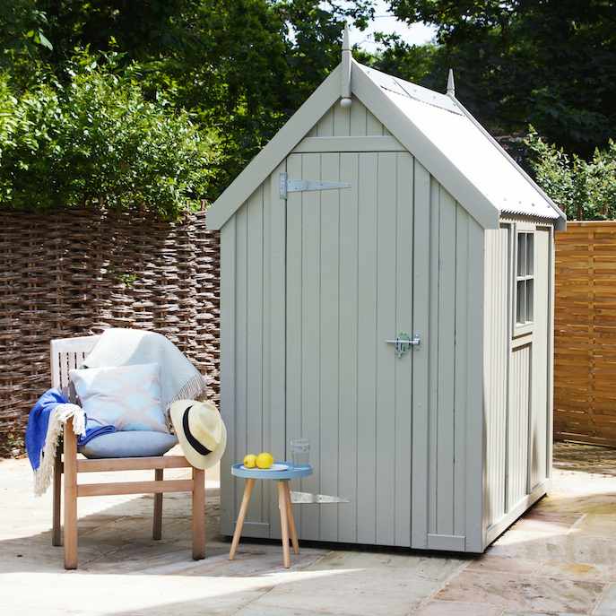 Painted Wooden Shed The Garden Trellis Company